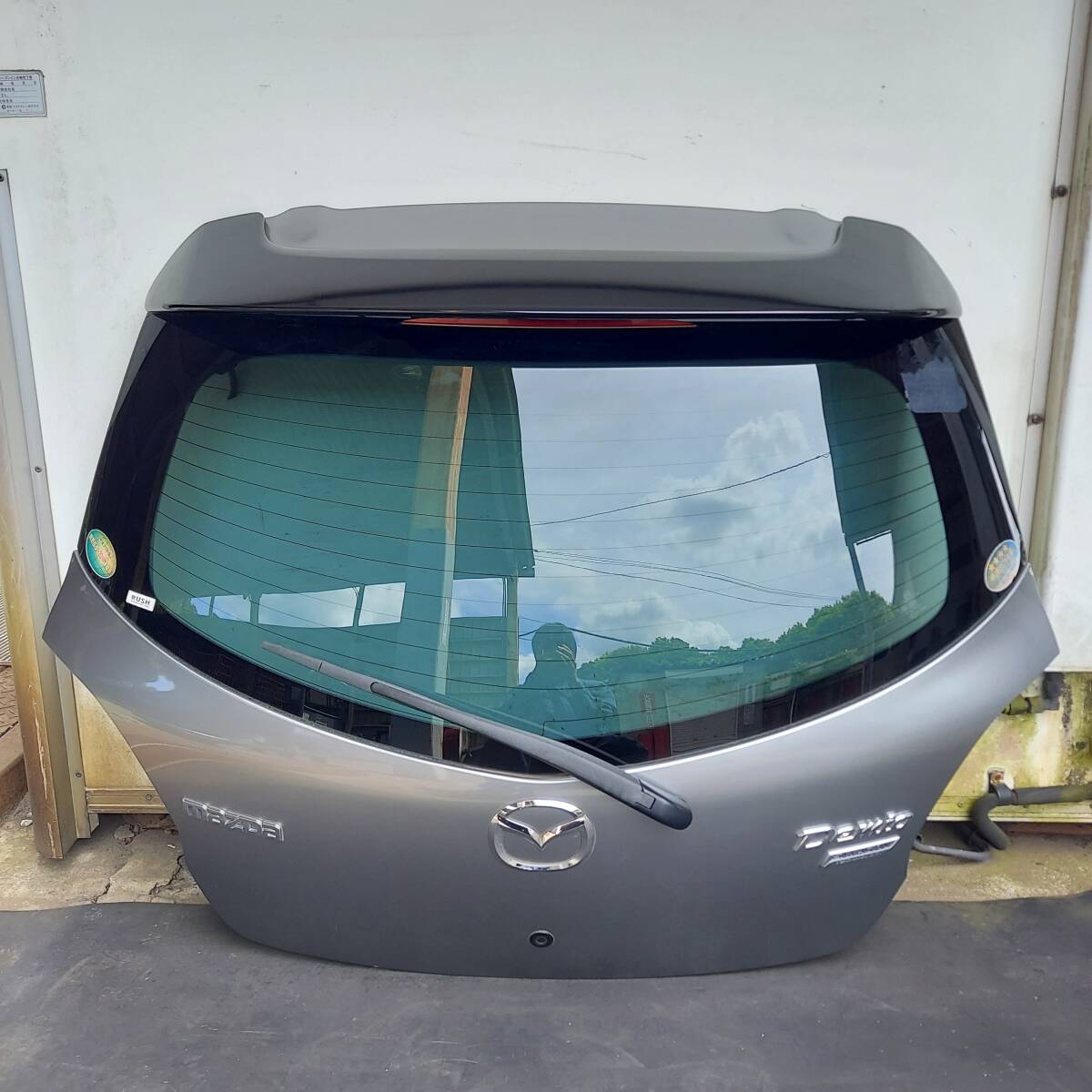 即決 マツダ デミオ DEJFS 2012年 純正 バックドア リアゲート ツートンカラー/44P 中古 検索/DE/DE3FS/DE5FS/AS拍卖