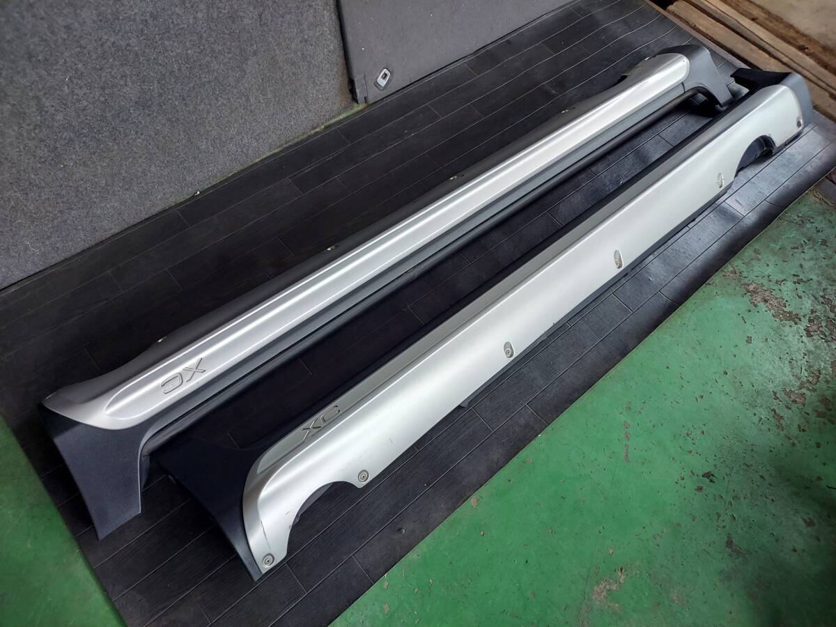 ボルボ XC60 CBA-DB4204TXC 2012年 純正 左右 サイドステップ スポイラー スカート 481/コスミックホワイトM 31294848/31294849 中古拍卖