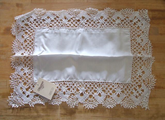近沢レース(Chikazawa Lace)ドイリー 未使用拍卖