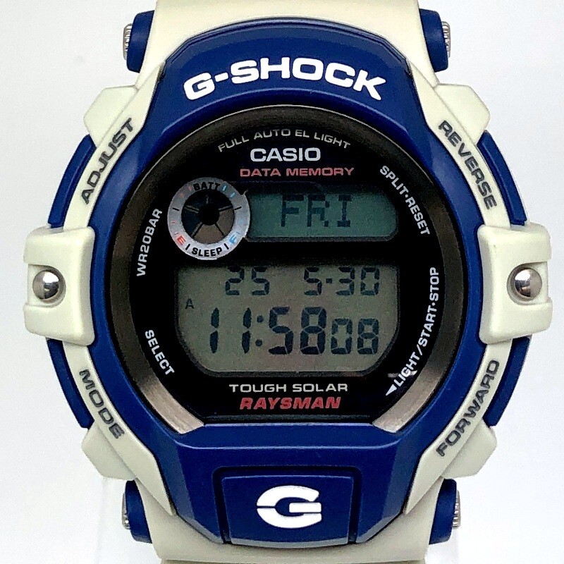 G-SHOCK ジーショック 【ITP4KOATFPT0】 DW-9350MSJ-2T レイズマン ヨットシリーズ ミドルシーレースモデル ホワイト ブルー 1998年6月発売拍卖
