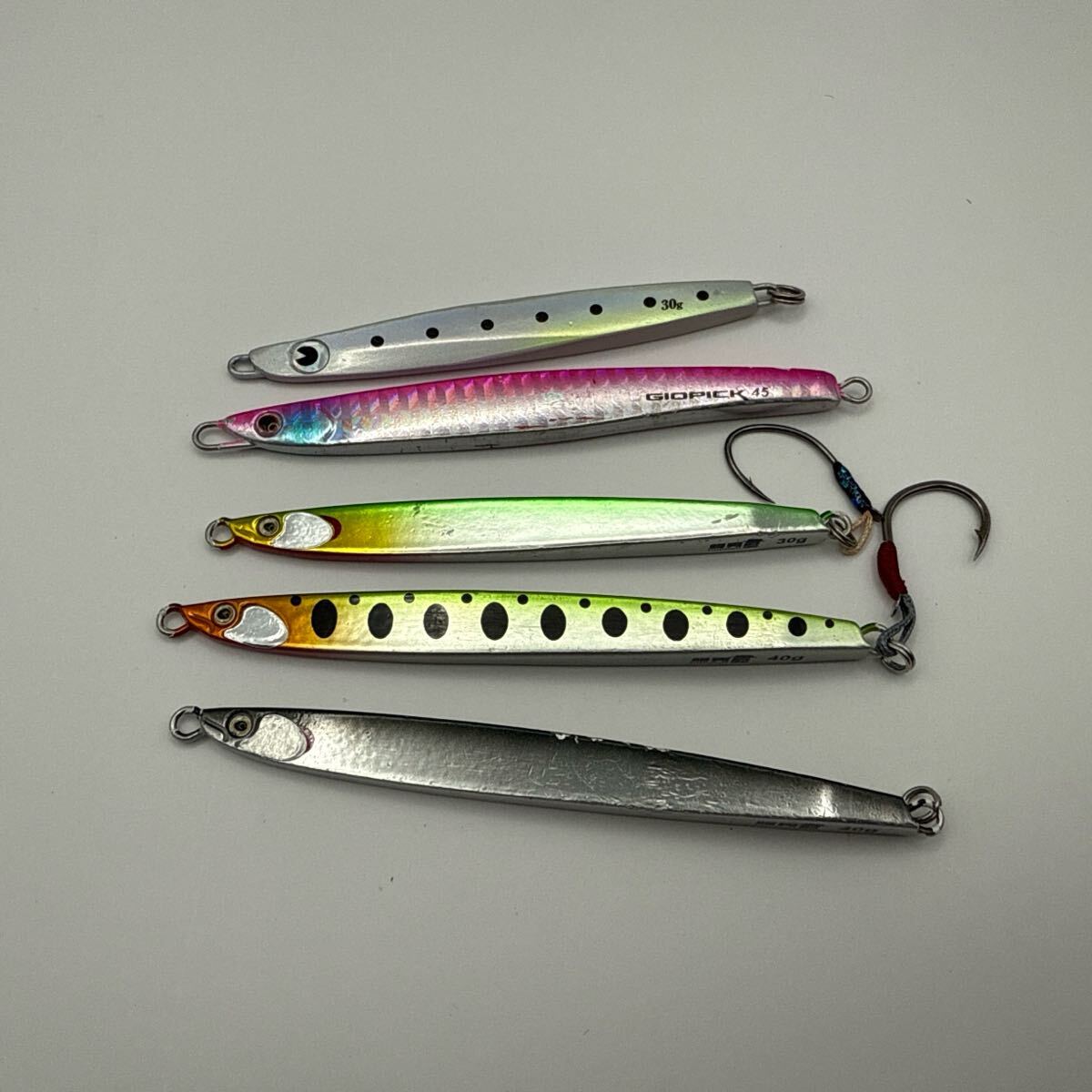 アイマ フォックステイル30g ジオピック45g ジャクソン 鱒男爵30g 40g 5個 海アメ サクラに拍卖