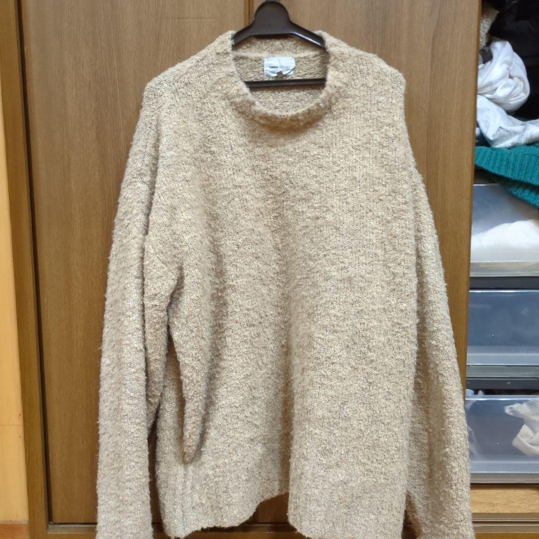 EMMA CLOTHES Lサイズ ニットセーター ウール オーバーサイズ拍卖