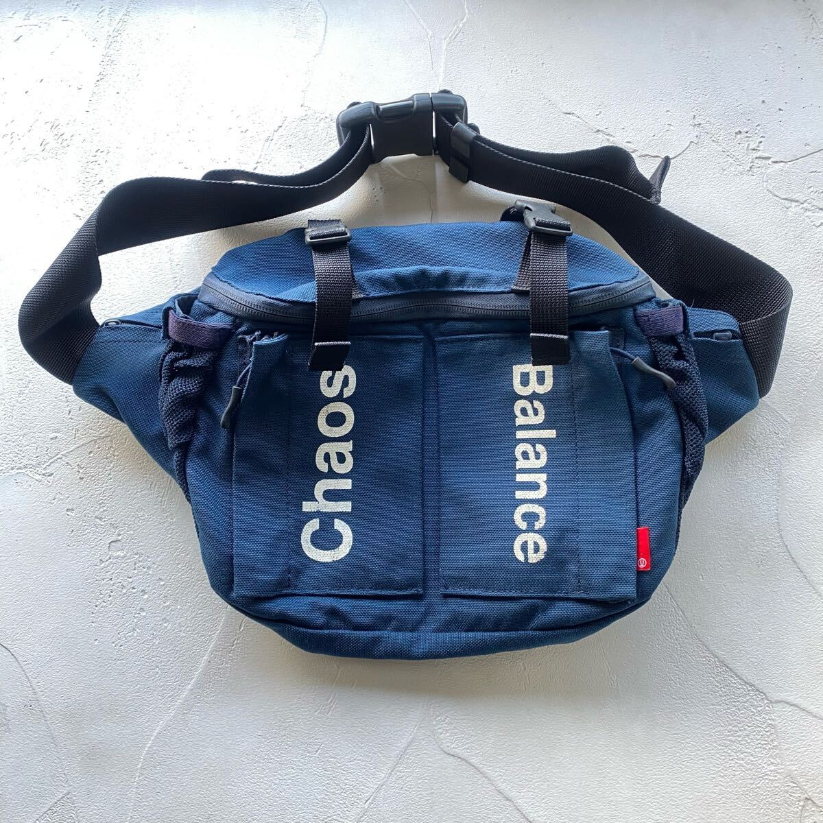 【アンダーカバー UNDERCOVERISM 2015SS Chaos Balance ネイビー ウエストバッグ ボディーバッグ ウエストポーチ 持ち手訳あり】拍卖