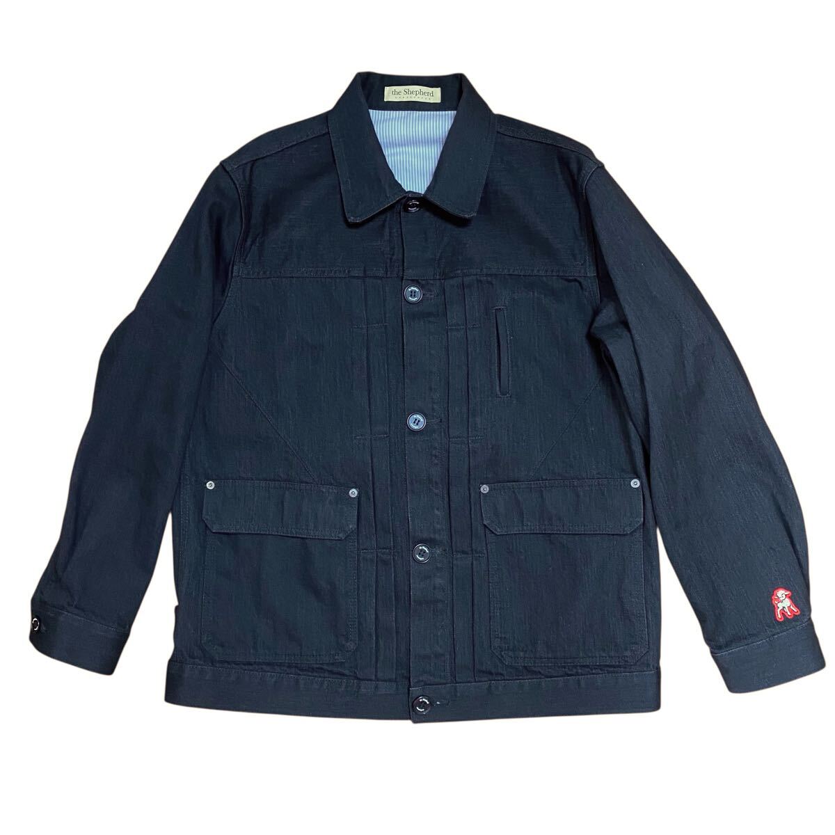 【the Shepherd UNDERCOVER シェパード アンダーカバー デニム カバーオール Gジャン ブラック 黒 メンズ1 JUN TAKAHASHI ジャケット】拍卖