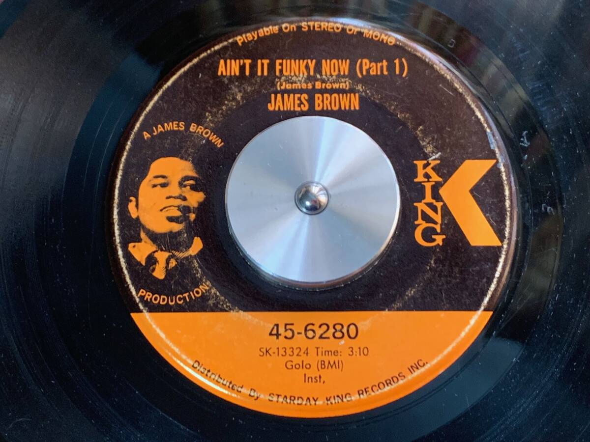 JAMES BROWN ♪AIN'T FUNKY NOW 7インチ 45拍卖