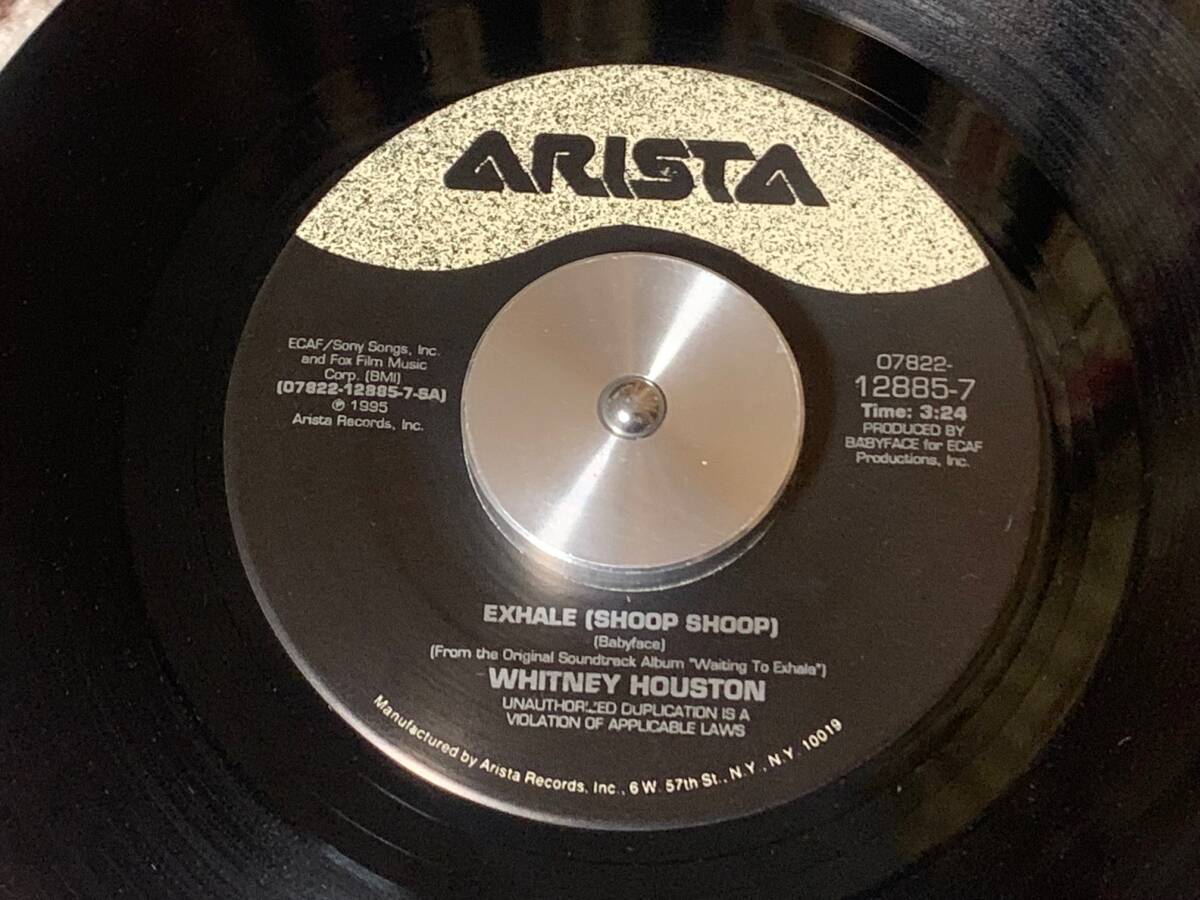 WHITNEY HOUSTON ♪EXHALE 7インチ 45拍卖