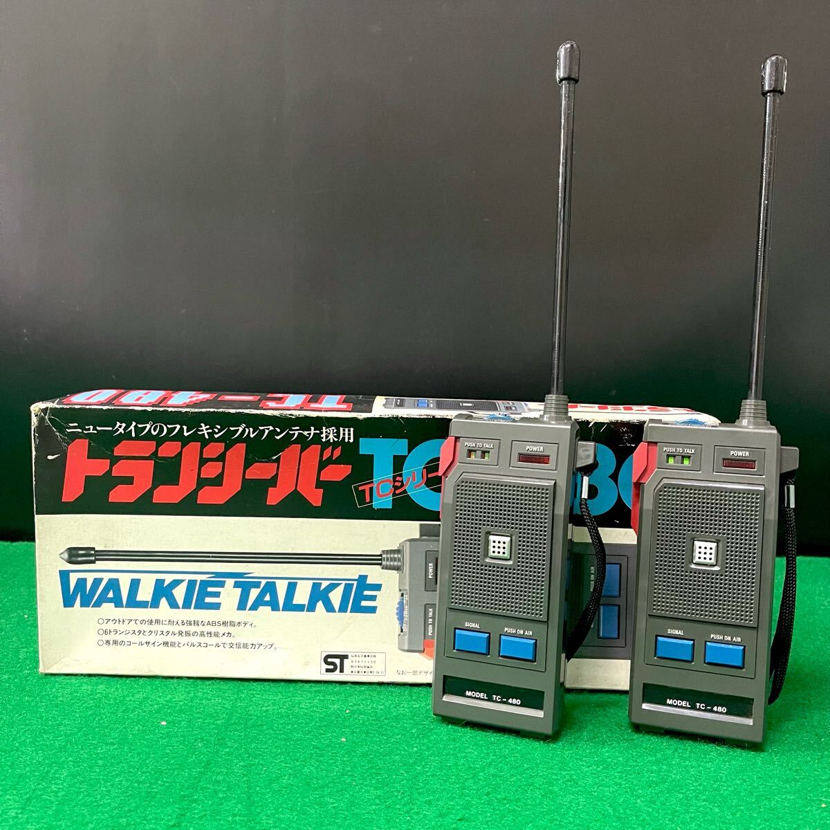 ★☆昭和レトロ/当時もの 通電のみ確認 TOWA CHIKI/トーワチキ トランシーバー TCシリーズ/TC-480拍卖