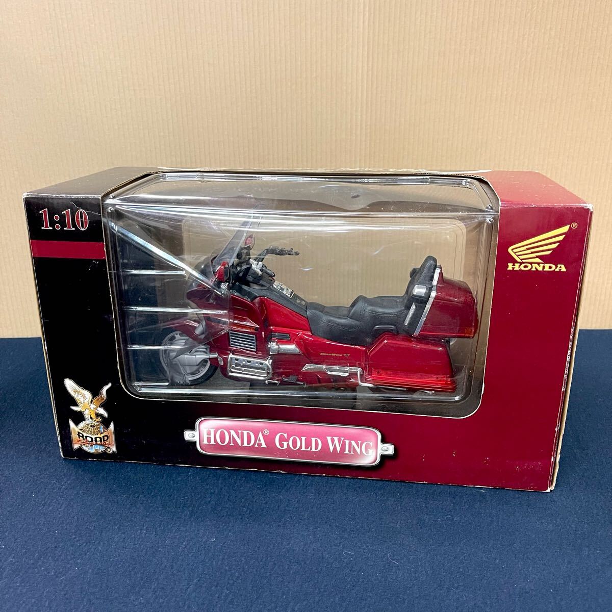 ★☆未使用保管品 ダイキャストメタル HONDA GOLD WING 1800/ホンダ ゴールドウイング1800 1/10スケール ダイキャスト模型拍卖