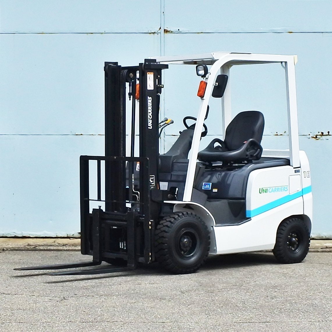 【富山】美品 ユニキャリア フォークリフト FHD18T3Z 短時間使用 51h サイドシフト付 AT車 軽油 揚高約3m 荷重約1.65t 倉庫内保管 中拍卖