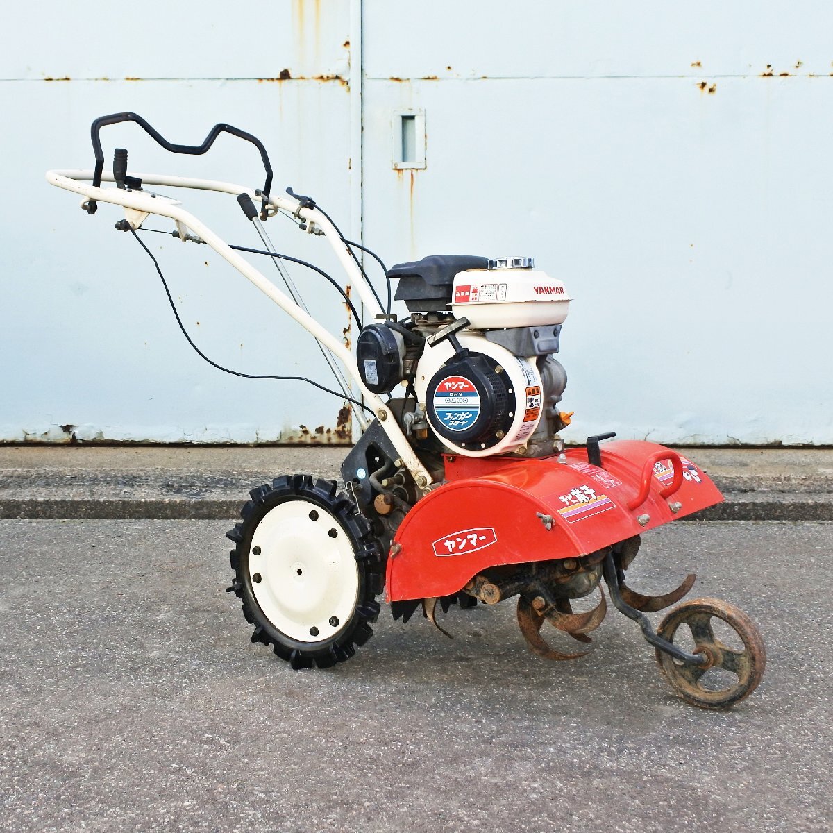 【富山】ヤンマー 管理機 TB3 チビポチ 作業幅約500㎜ 3馬力 ミニ耕運機 耕うん機 歩行型 リコイル 家庭菜園 野菜 畑 YANMAR 倉庫保管 中古拍卖