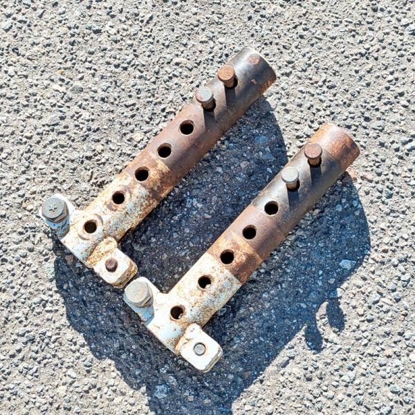 【富山】管理機/耕運機用 延長軸 左右セット 丸軸 タイヤ軸 車軸 延長棒 トレッド アタッチメント アダプター パーツ 倉庫内保管 中古拍卖