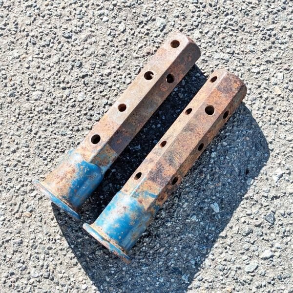【富山】管理機/耕運機用 延長軸 左右セット タイヤ軸 車軸 延長棒 トレッド アタッチメント パーツ アダプター 部品 倉庫内保管 中古拍卖