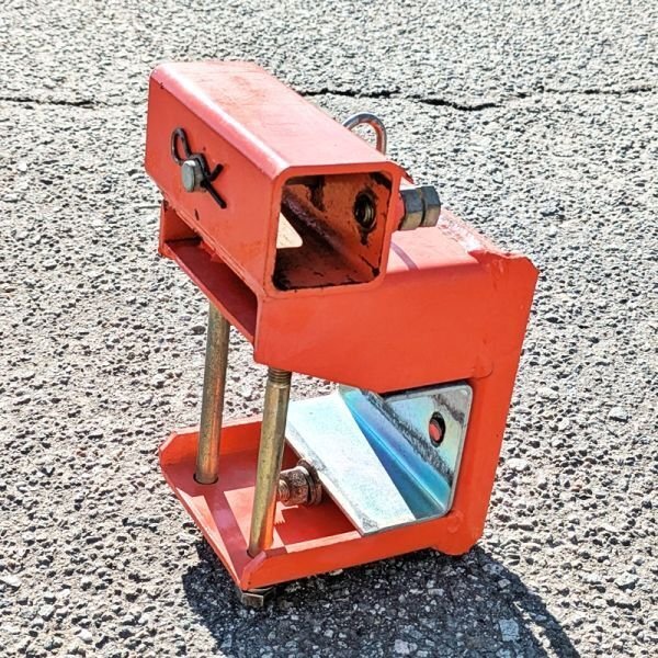 【富山】トラクター デプス用 取付金具 作業機 片培土 反転ディスク ロータリー パーツ 部品 ブラケット アタッチメント 倉庫内保管 中古拍卖