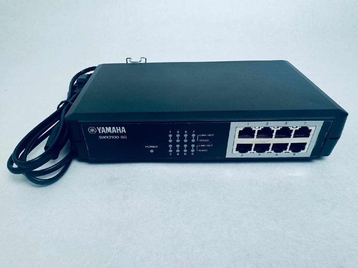 <中古Aランク 清掃済>YAMAHA SWX2100-8G シンプルL2スイッチ F/W:3.00.39 送料無料 領収書発行可拍卖
