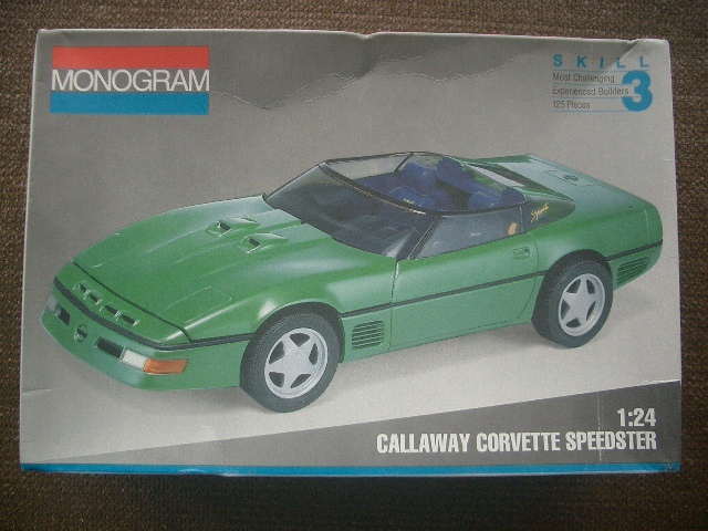 ■1/24 モノグラム キャラウェイ コルベット スピードスター拍卖