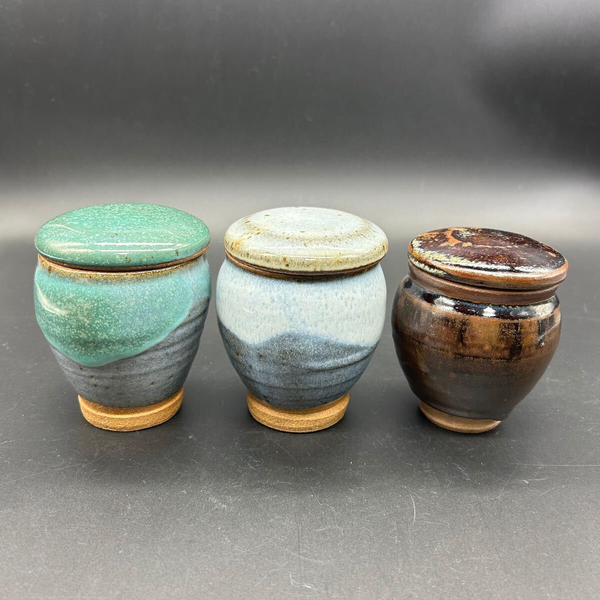 万玉 鶯宿梅 蓋付き壺 保存容器 陶器 ユ10-6拍卖