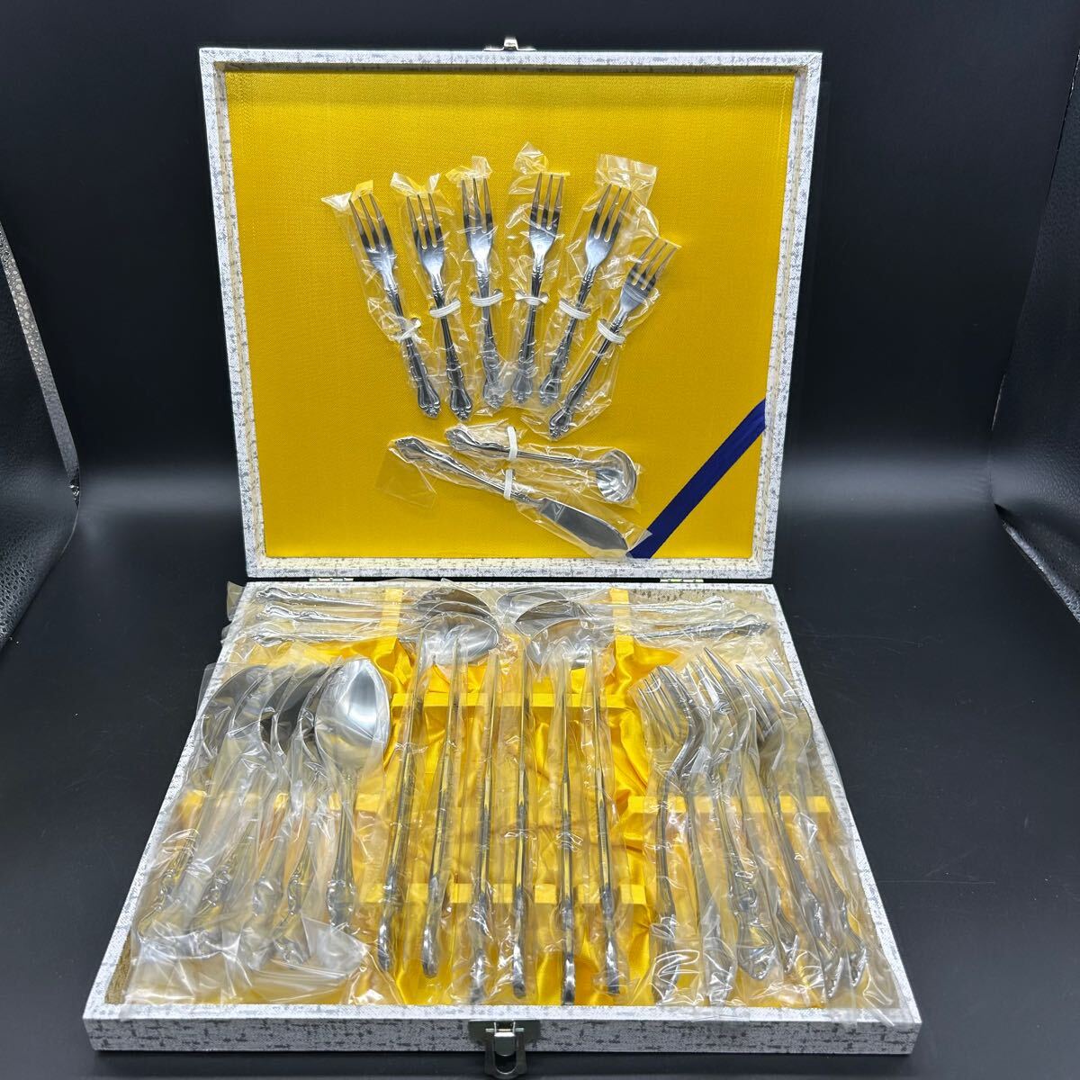 MARON フォーク 大 小 スプーン 大 小 ナイフ バターナイフ カトラリーセット ステンレス ヨ1拍卖