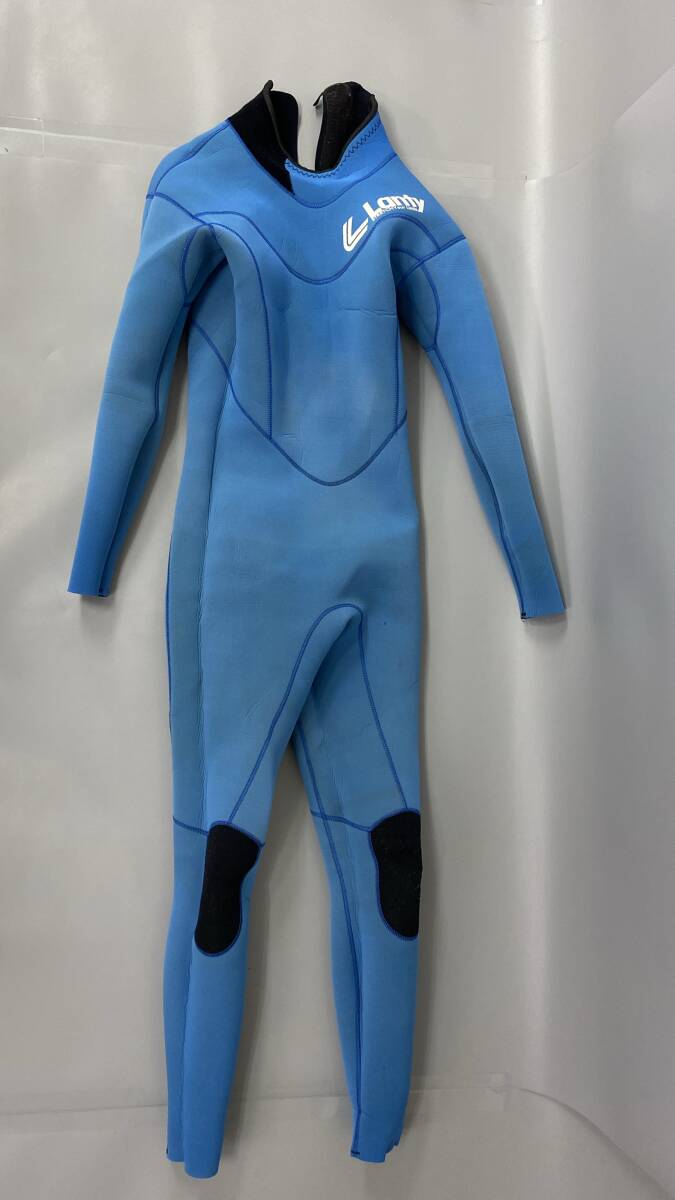ウェットスーツ LANTY ランティー 青黒 中古保管現状品 / 着丈130㎝【0430k-1】拍卖