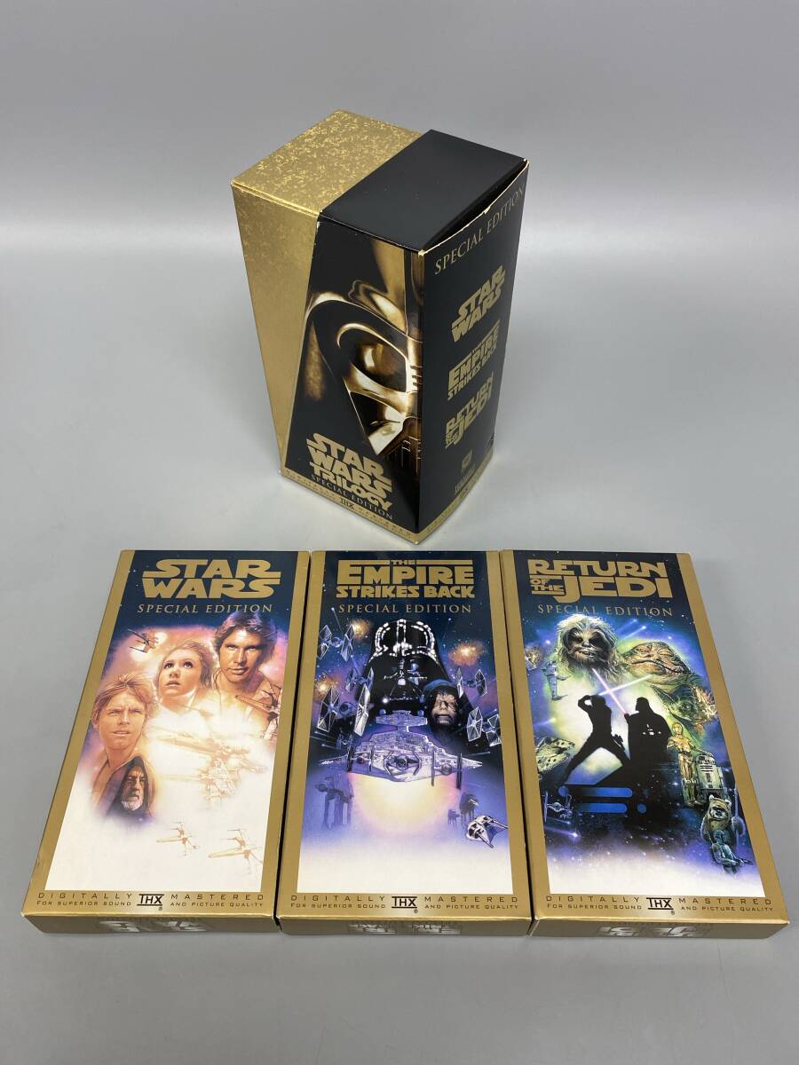 スターウォーズ VHS 3本組 ビデオテープ 中古保管現状品 / 現状品 / 再生確認済み / STAR WARS TRILOGY SPECIAL EDITION【0429k-12】拍卖