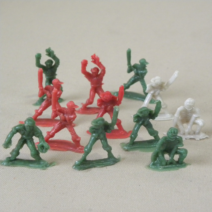 1970年代 当時物 野球選手 人形 12体セット ( 古い 昔の ビンテージ 昭和レトロ 駄玩具 駄菓子屋 チープトイ ガチャ )拍卖