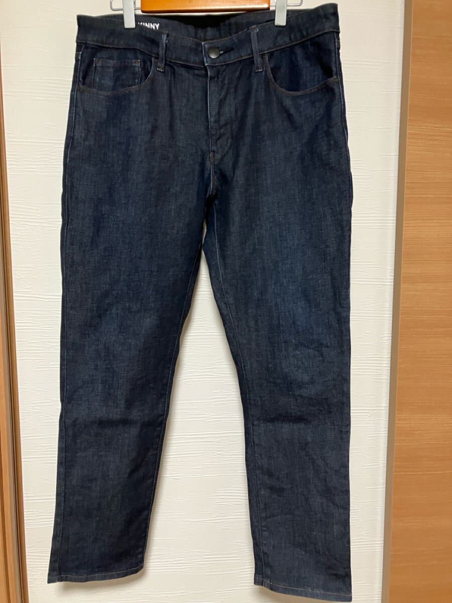 無印良品★メンズスキニージーンズ★サイズ32★中古品★送料込み拍卖