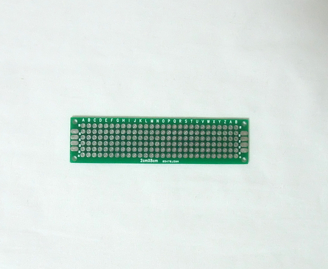 ユニバーサル基板80mm×20mm5枚セット(両面、ガラスエポキシ、新品)拍卖