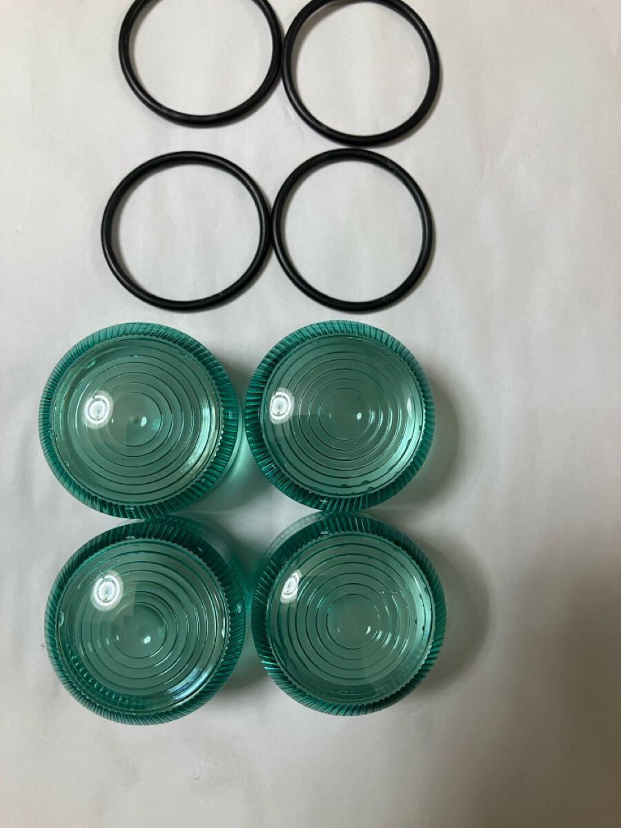 4Lモンキー 緑色 ウインカーレンズ クリアウィンカー 純正タイプ リジット Z50A Z50J 初期 ホンダ モンキー 武川 旧車 4ミニ ポポグリーン拍卖