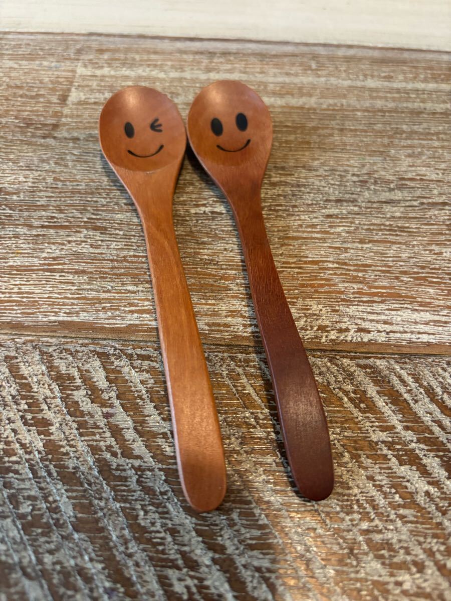 スマイル ニコちゃん ウィンク スプーン 2個セット拍卖