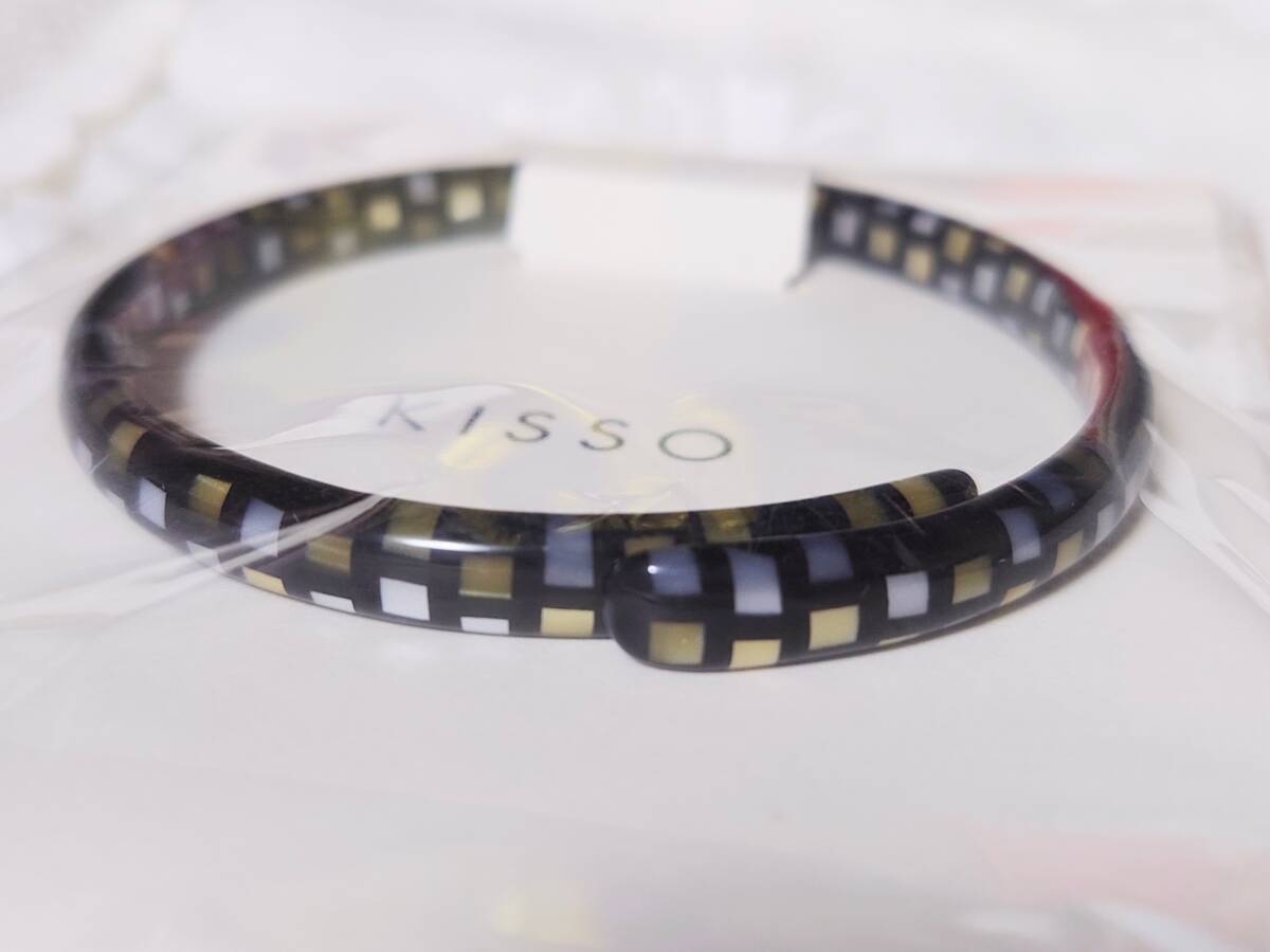 ☆新品未使用KISSO Bracelet キッソオ ブレスレットバングル アクセサリー フリーワンサイズ 鯖江 眼鏡拍卖
