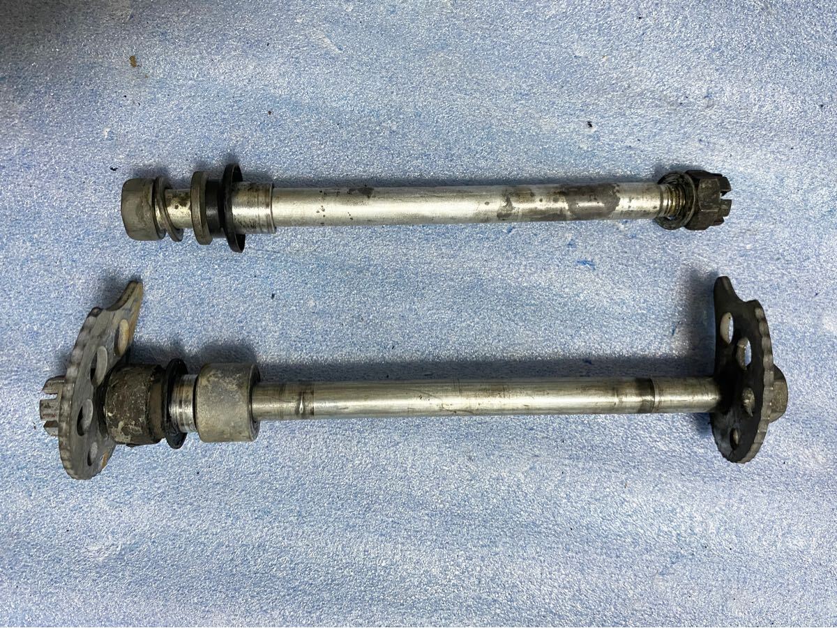 セロー225 前後アクスルシャフト カラー 純正 ヤマハ SEROW 1KH フロント リア 検(XT200 DT125 TW TT TTR ブロンコ SR250 WR TYトリッカー)拍卖