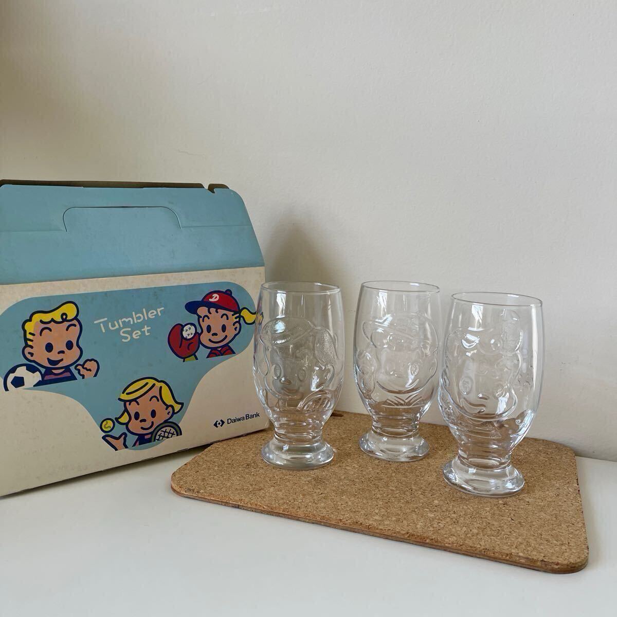 ★レア★ハラダオサム Osamu Harada タンブラーセット グラス3個 アンティーク 東洋ガラス拍卖