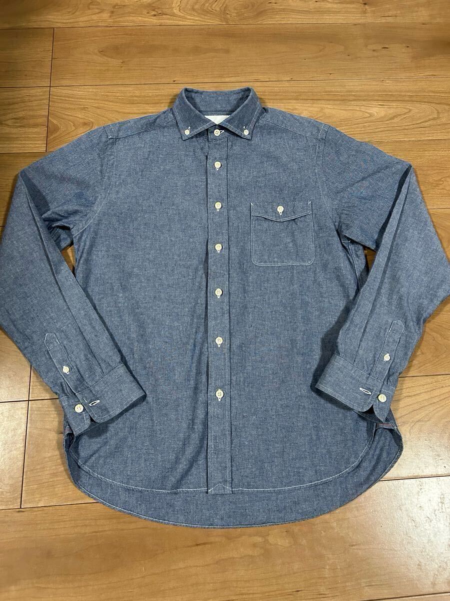 DELCIOUS デリシャス ボタンダウンシャツ Pujol プジョル size 5拍卖