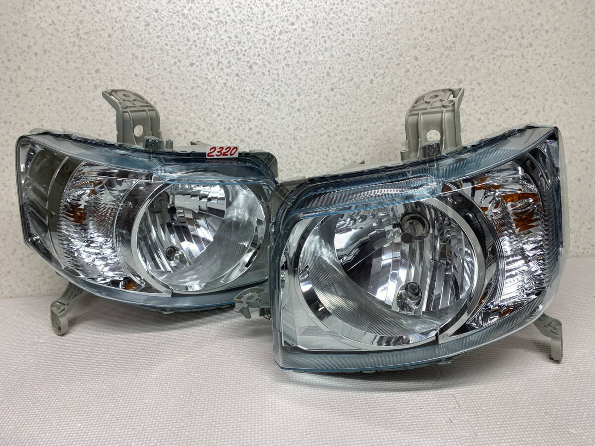 2320 * * 青みがかった色合いで * N-BOX JF1 JF2 コーティング済 前期 ハロゲンライト 左右 SET P9911拍卖