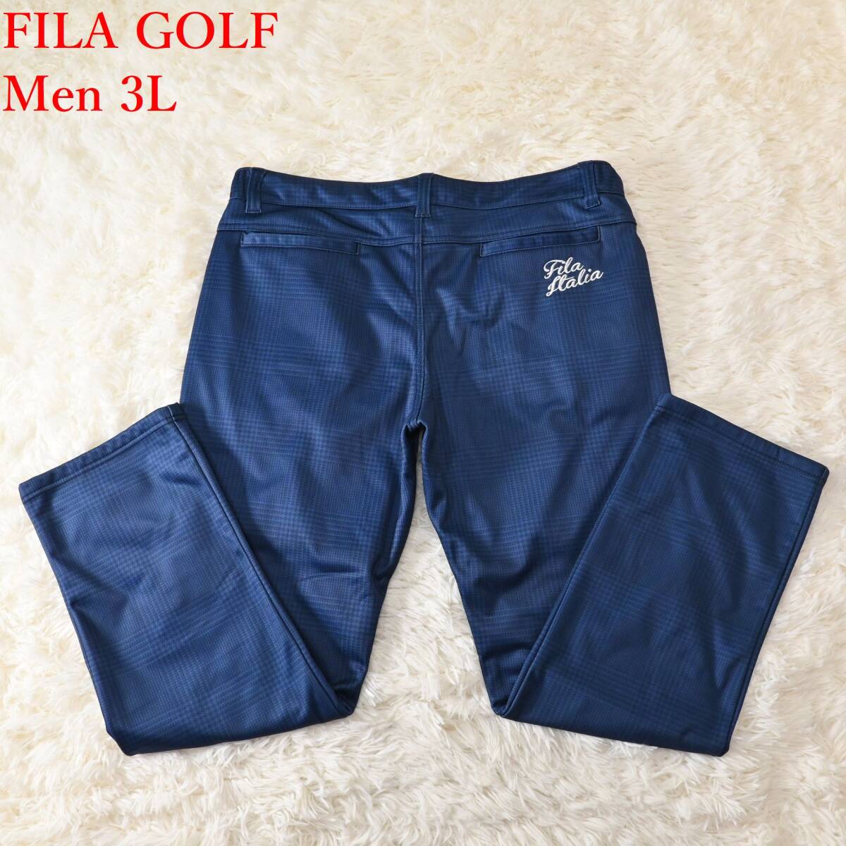 X2 Men 3L FILAゴルフ 青 防寒 パンツ拍卖