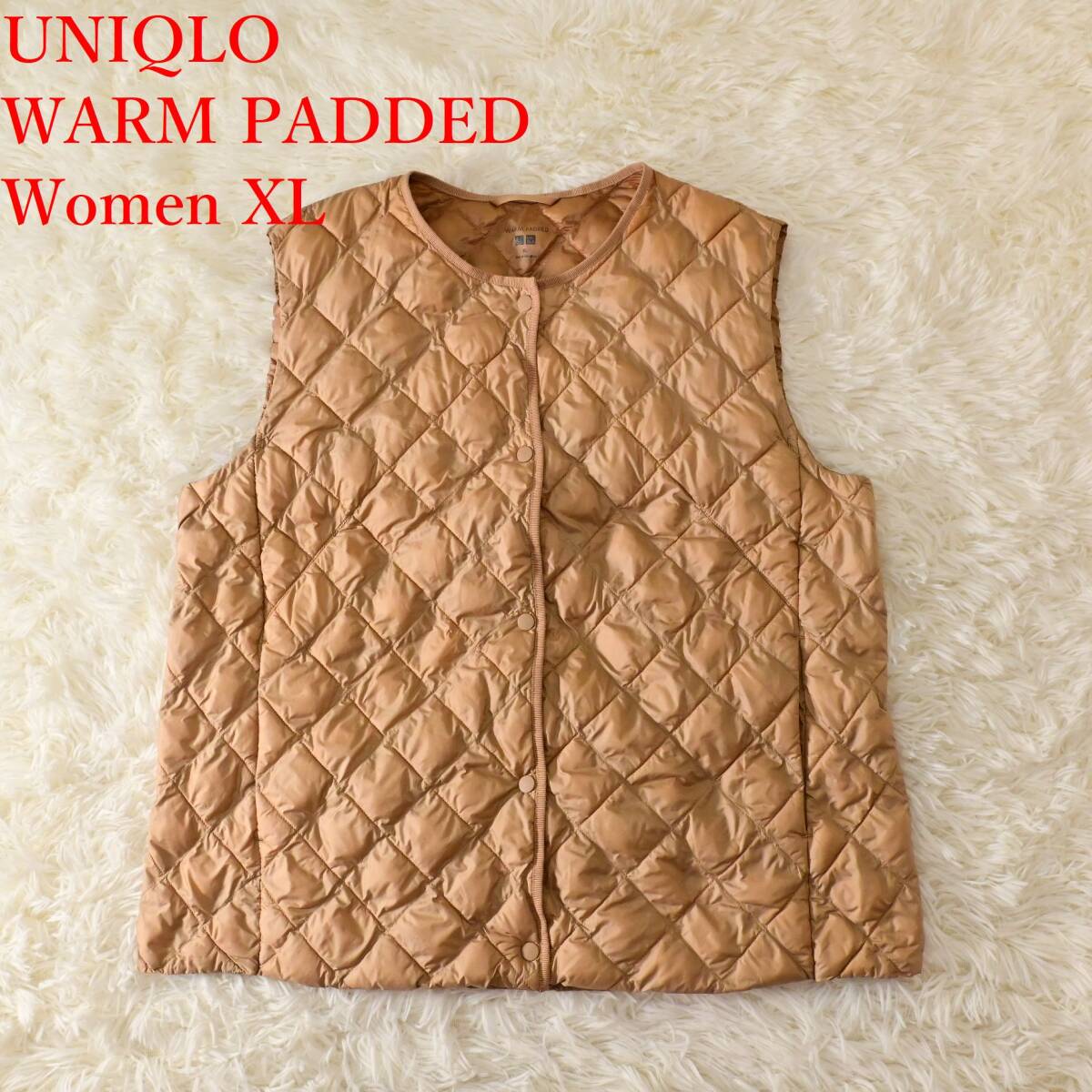 P3 Women XL ユニクロ ウォームパデッドベスト 2WAY 29拍卖