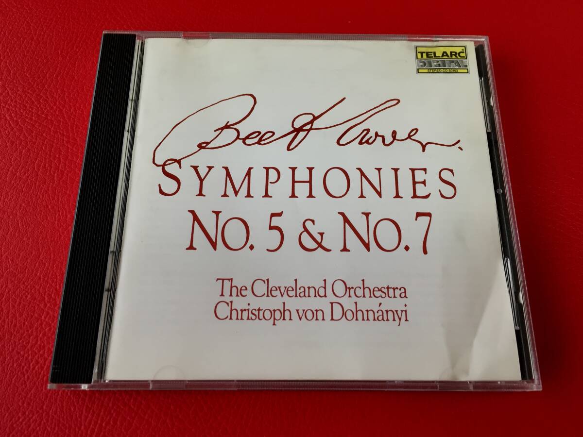 ◆ドホナーニ/クリーヴランド管弦楽団/ベートーヴェン:交響曲第5番「運命」& 第7番/米盤CD/CD-80163 #B23YY1拍卖