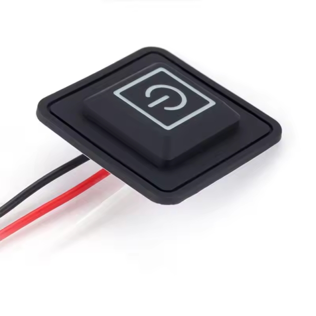 12V電源 ボタンスイッチ温度コントロースイッチ DIYスイッチ 薄型で防水仕様 電熱線のホットパンツやグローブや車のスイッチまで使用可能拍卖