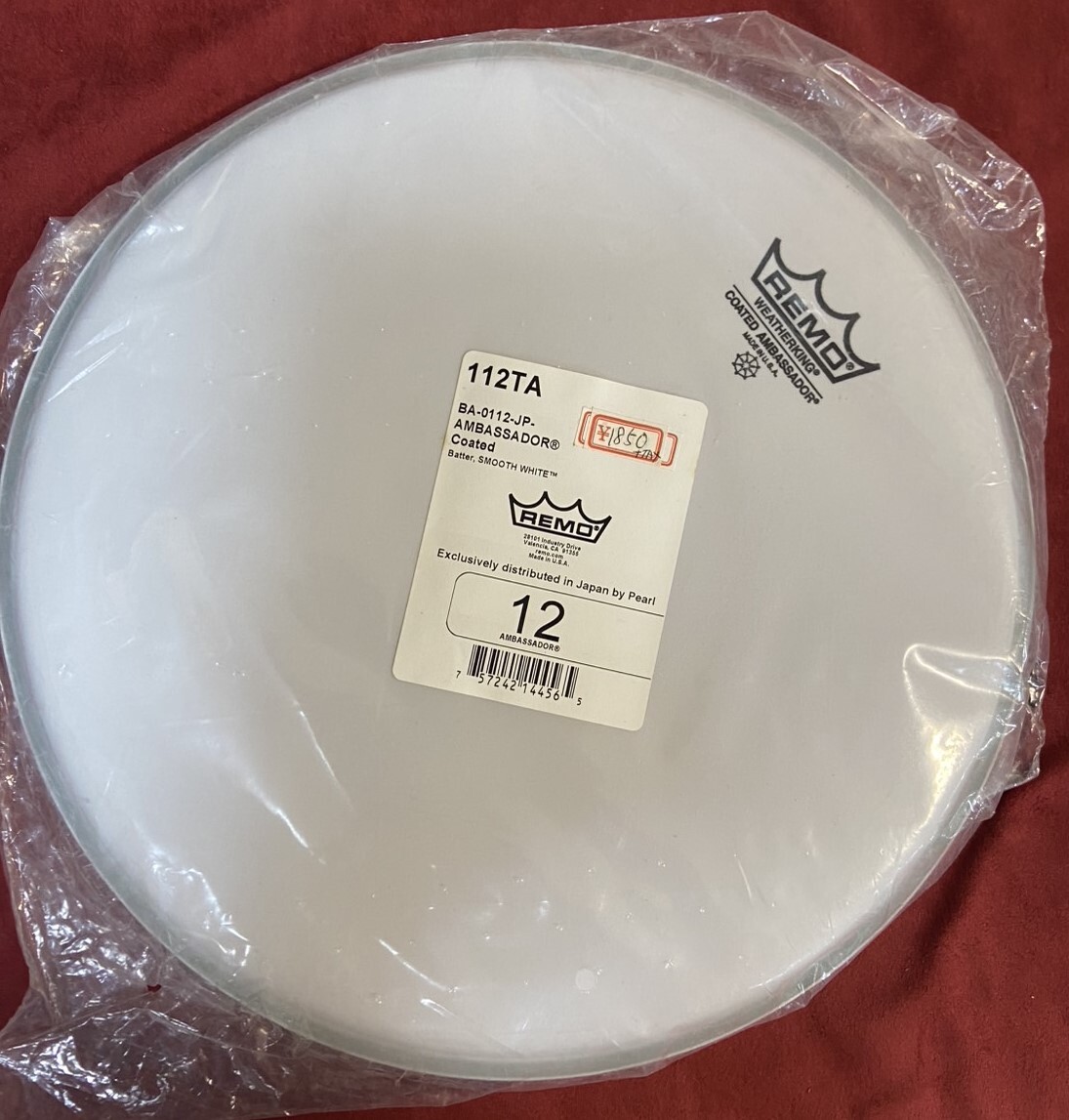 REMO BA-0112-JP AMBASSADOR Coated 12”拍卖