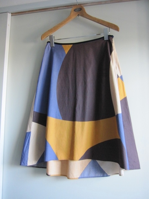 *B・IN-FA* Aラインスカート フレアスカート コットン100% スカート サイズM レア 日本製 得 特拍卖