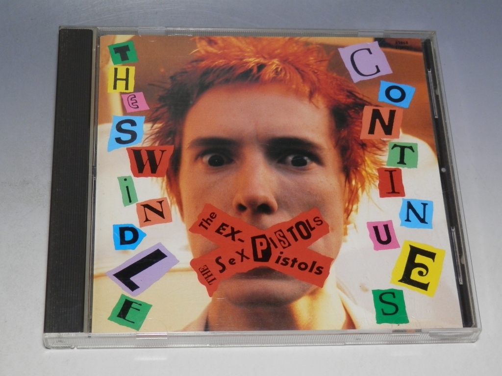 ◇ THE SEX PISTOLS & THE EX PISTOLS セックス・ピストルズ THE SWINDLE CONTINUES スウィンドル・コンティニューズ 国内盤CD/*盤キズあり拍卖