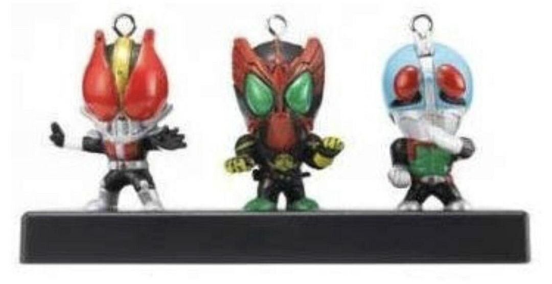 ◇【未開封】レッツゴー仮面ライダー前売特典フィギュアストラップ 仮面ライダー新1号 仮面ライダー電王 仮面ライダーオーズ拍卖