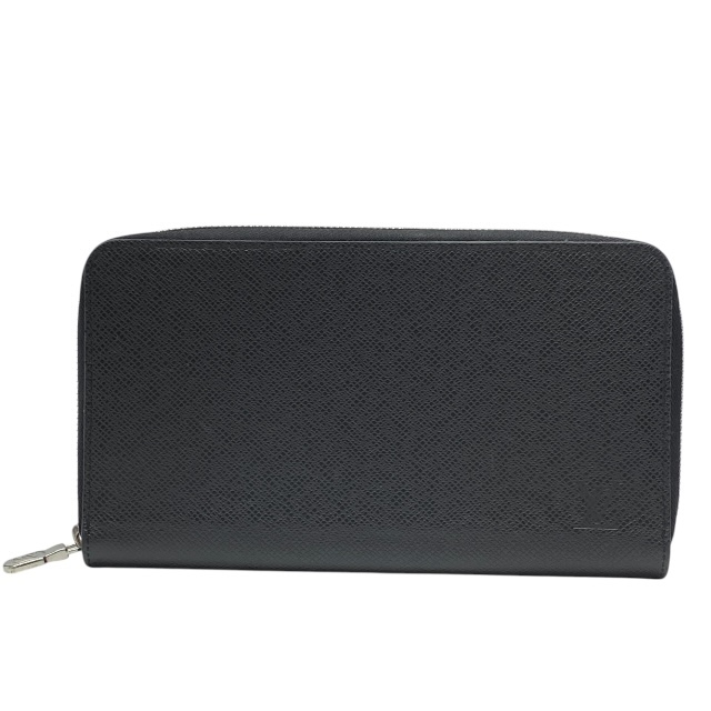 LOUIS VUITTON ルイヴィトン M30056 ジッピーオーガナイザー 長財布 ラウンドファスナー タイガ レザー ブラック IC拍卖