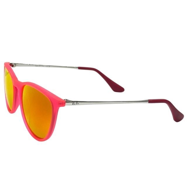 Ray-Ban レイバン RJ9060S 7009/6Q 50□15 130 サングラス アイウェア アクセサリー 小物 ロゴ 子供用 キッズ用 ミラー メタル ピンク拍卖