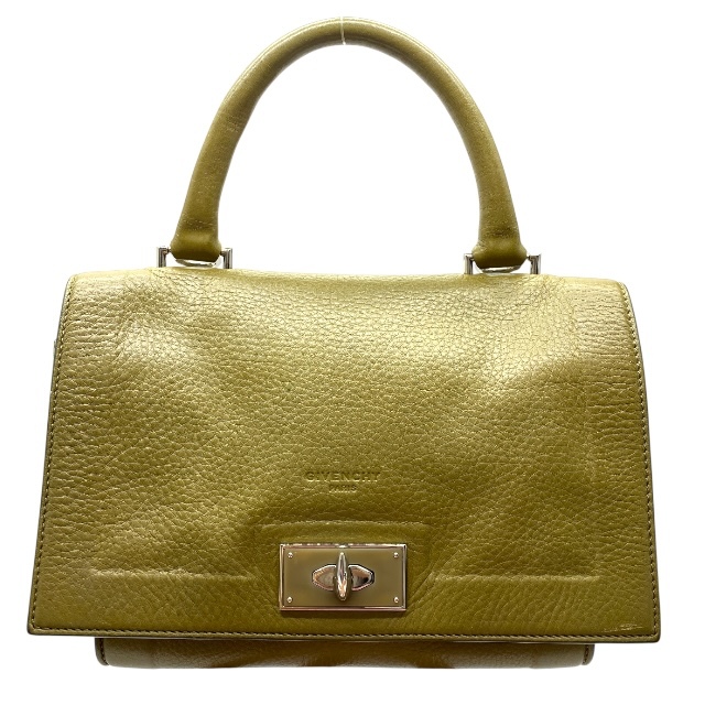 GIVENCHY ジバンシー シャークミニ トゥース 2way ハンドバッグ ショルダーバッグ 手持ち鞄 肩掛け 斜め掛け レザー カーキ拍卖