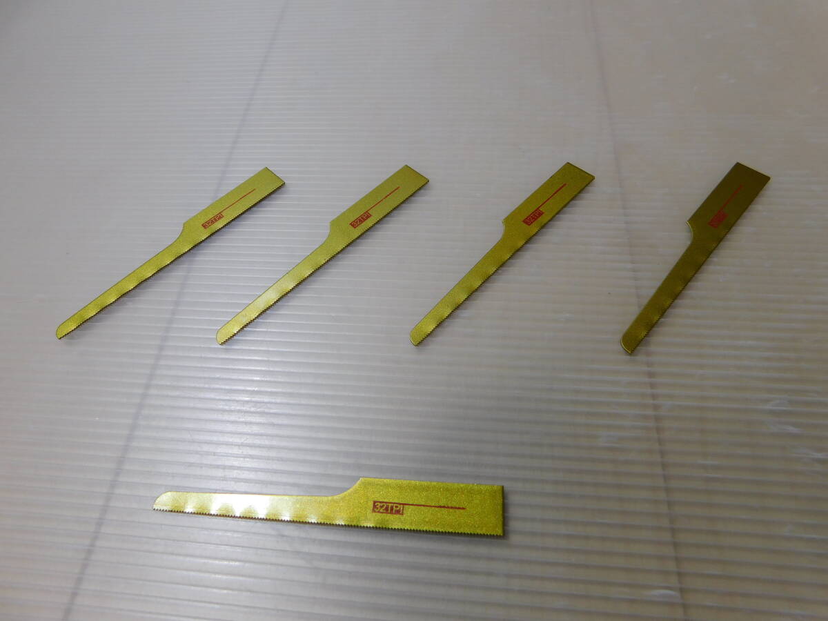 5枚セット エアソー ブレード ミニメカソー 替刃 32T 32T 32山 32山 バイメタル 鈑金 板金 塗装 レストア 未使用品拍卖
