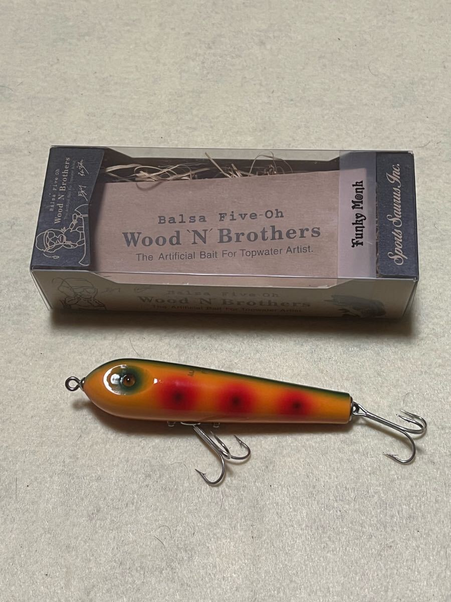SAURUS BALSA50 Wood’N Brothers ザウルス バルサ50 ウッドゥンブラザーズ ファンキーモンク イエローパロット拍卖