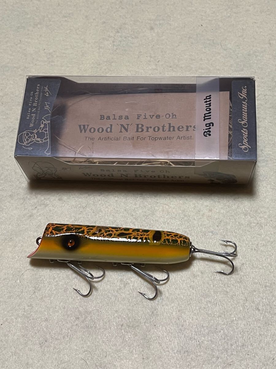 SAURUS BALSA50 Wood’N Brothers ザウルス バルサ50 ウッドゥンブラザーズ ビックマウス クラックフロッグ拍卖