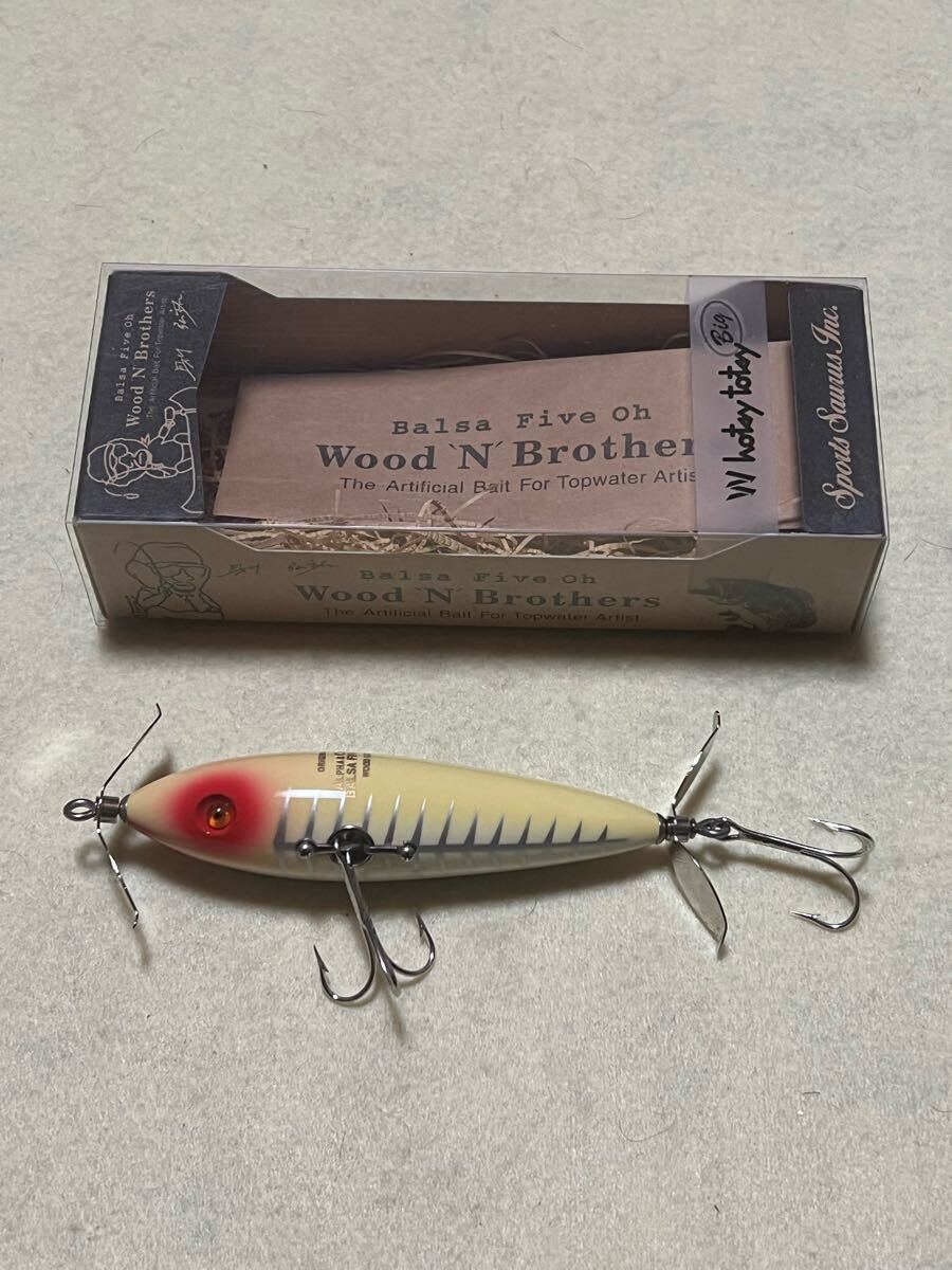 SAURUS BALSA50 Wood'N Brothers ザウルスバルサ50 ウッドゥンブラザーズ ホッツィートッツィー ビック ホワイトボーン拍卖