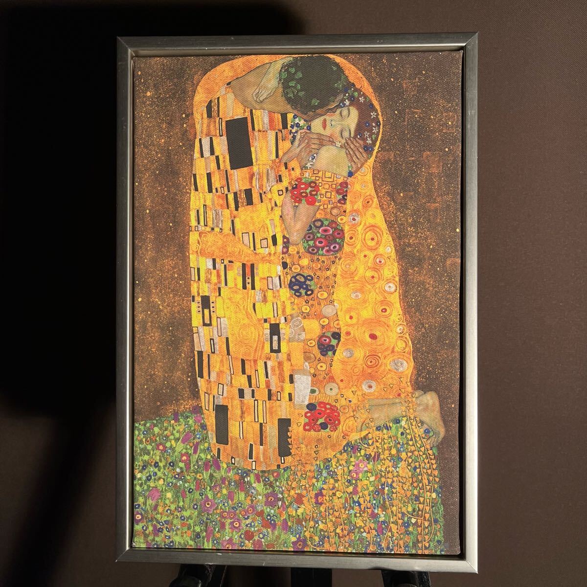 キャンバス プリントアート クリムト キス 接吻 絵画 額付 インテリア拍卖