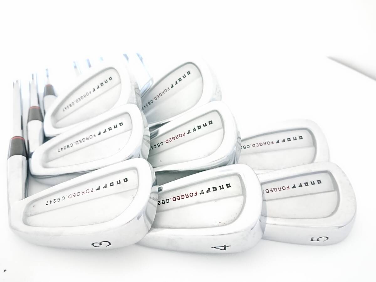 三浦技研製造 !!!◆◆ 最高傑作 ONOFF LABO SPEC CB-247 FORGED ◆◆超希少8本組!!!拍卖